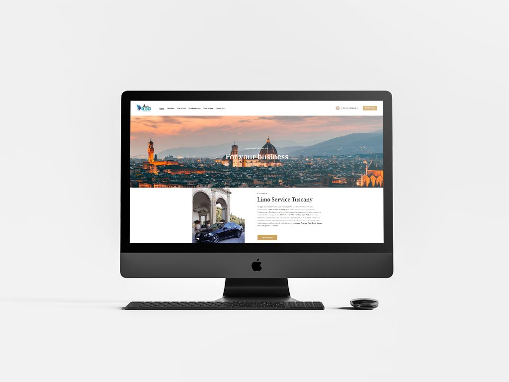Limo Service Tuscany - Sito Web realizzato da SC Web Agency