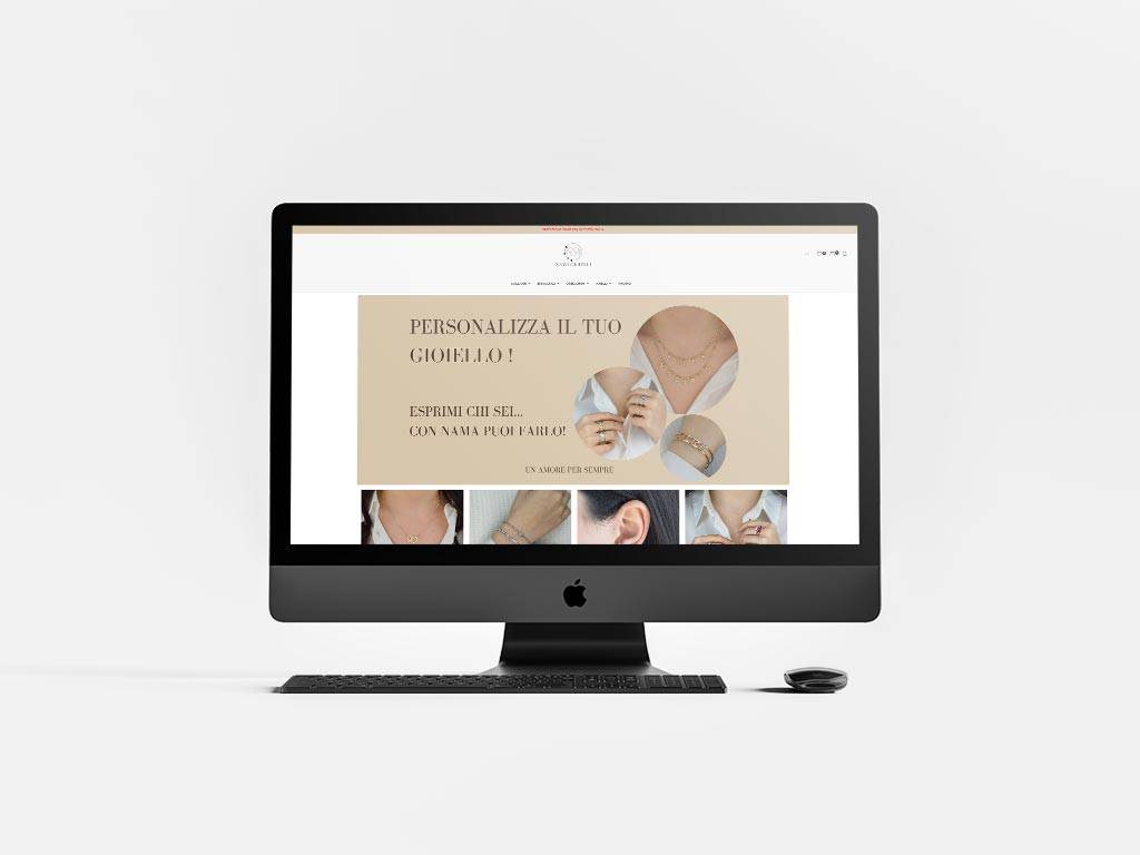 Nama Gioielli - E-Commerce realizzato da SC Web Agency