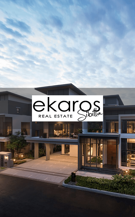 Ekaros Real Estate - Branding e Grafica realizzato da SC Web Agency