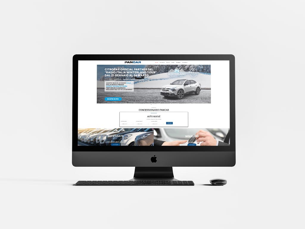 Pancar Srl – Concessionario Citroën - Branding e Grafica realizzato da SC Web Agency