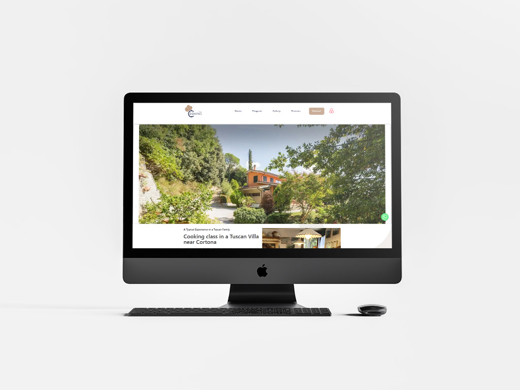 Cooking Class Cortona - Branding e Grafica realizzato da SC Web Agency