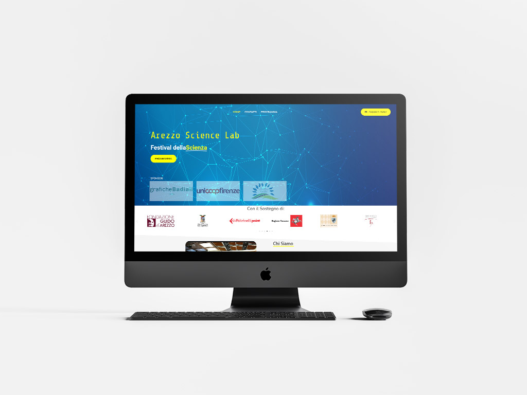 Arezzo Science Lab - Branding e Grafica realizzato da SC Web Agency