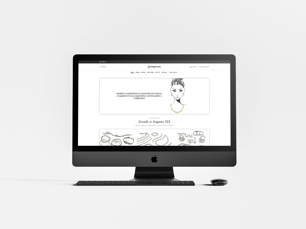 Impronte Gioielli - Branding e Grafica realizzato da SC Web Agency