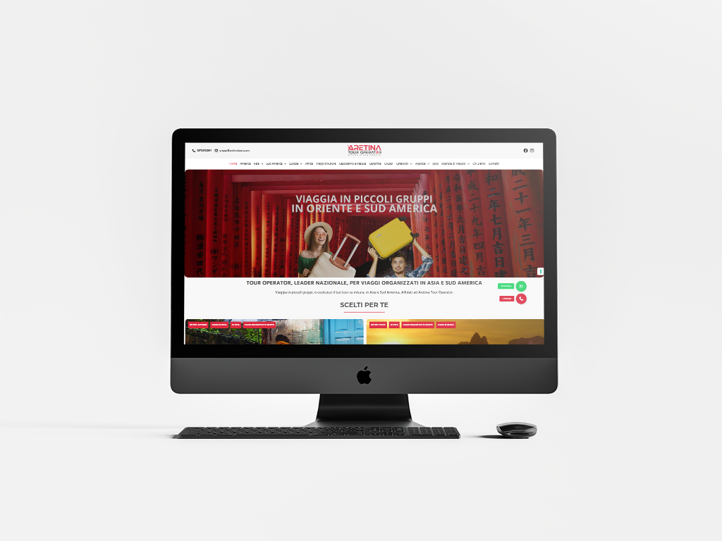 Aretina Tours - SEO realizzato da SC Web Agency