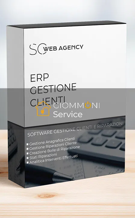 Gestionale riparazioni sviluppato per Giommoni Service