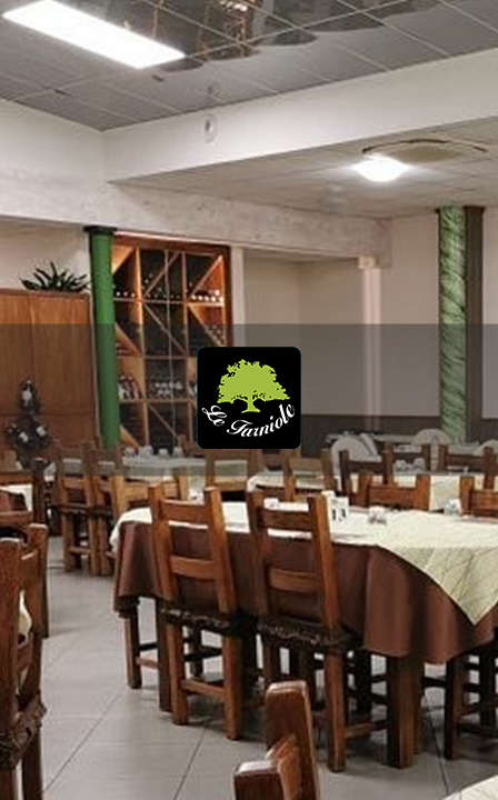 Sito mobile della Trattoria Le Farniole con contatti rapidi