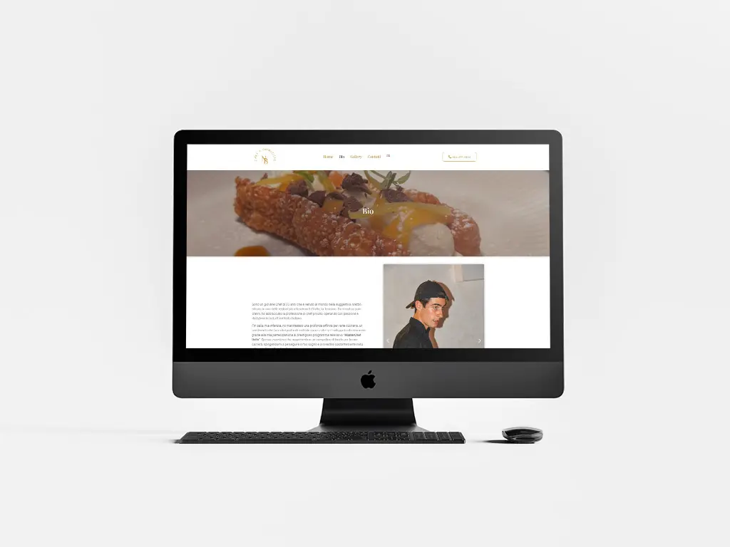 Homepage del sito private chef in Toscana