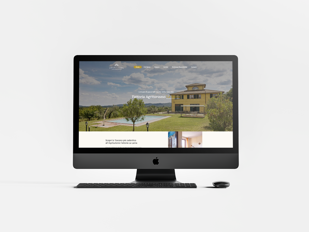 Homepage del sito Agriturismo Fattoria la Lama