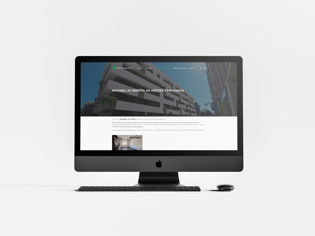 Scheda immobile responsive del sito Torzini e Mugnaini