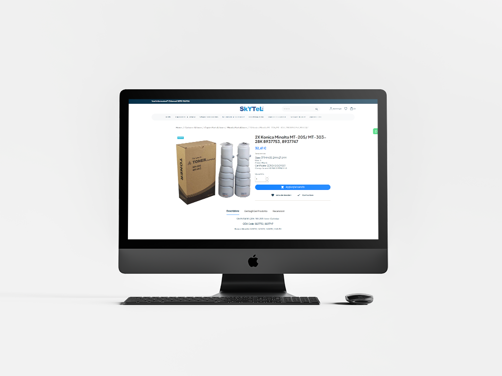 Catalogo di materiale elettrico ed elettronico SkyTel