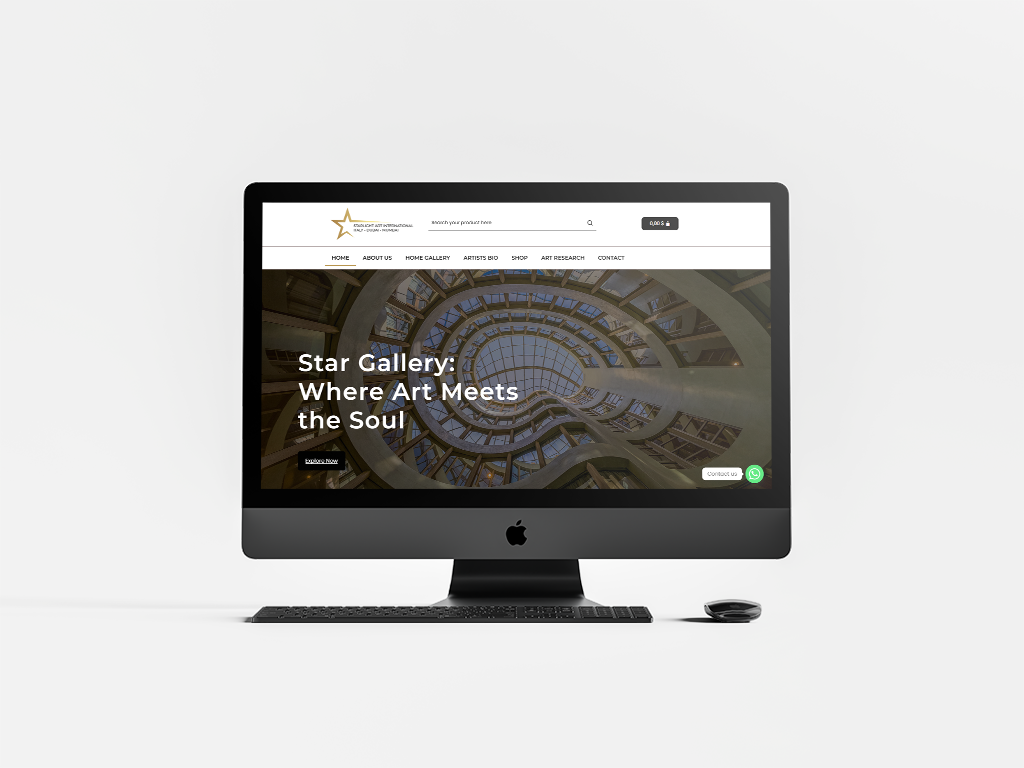 Scheda opera dell'e-commerce internazionale Star Gallery